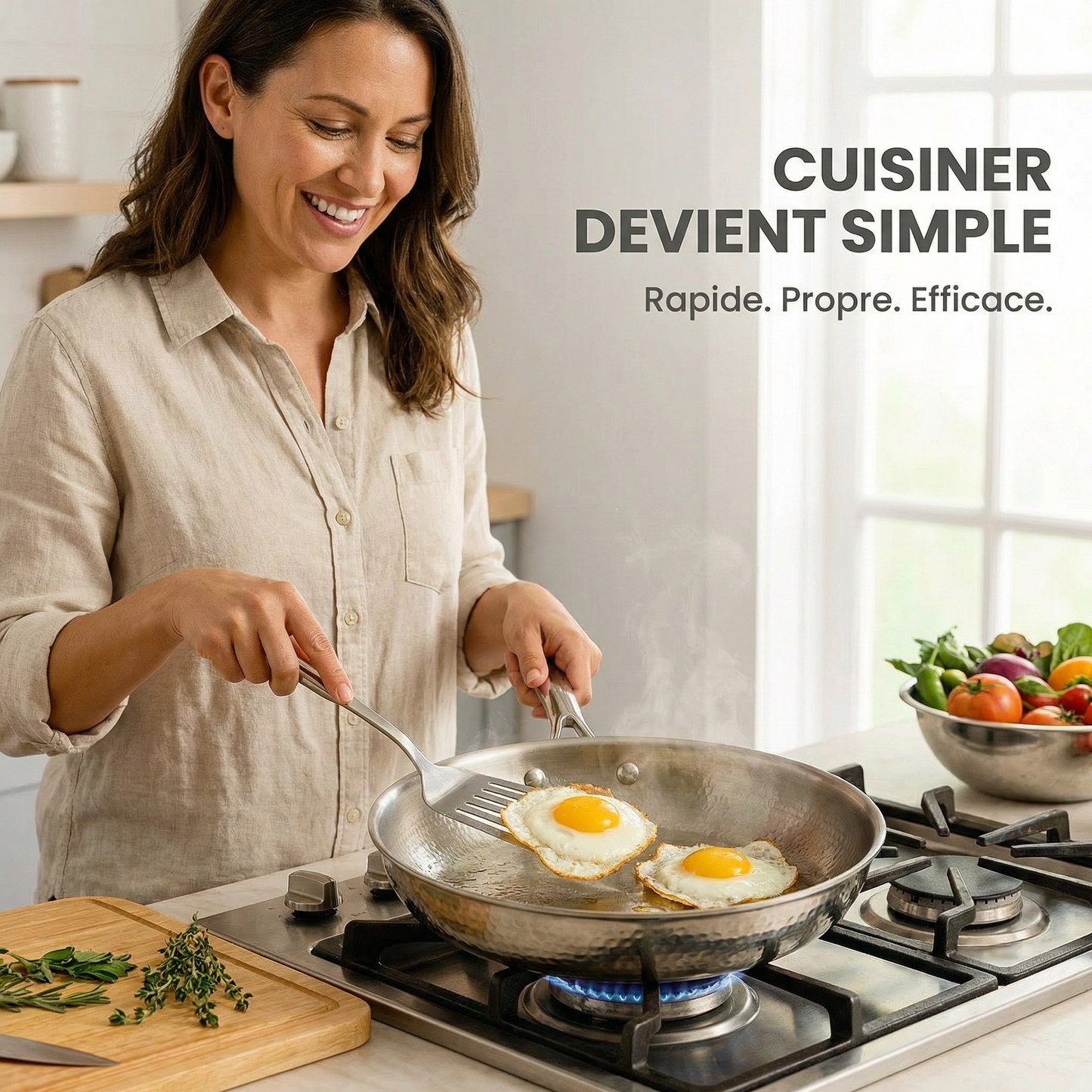 Titanox® — Poêle en Titane Pur | Sans PFAS