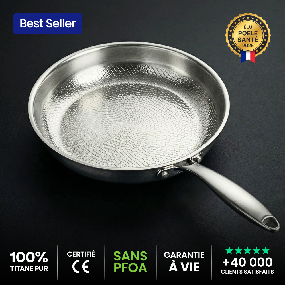 Poêle 100% Titane Pur — TITANOX