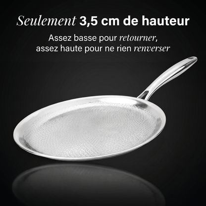 Crêpière 100% Titane Pur (28 cm) — TITANOX®