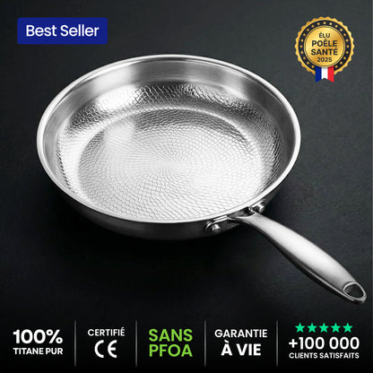 Poêle 100% Titane Pur — TITANOX® - photo 1